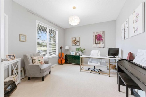 143 Chaparral Ravine View Se, Calgary, AB - Indoor Photo Showing Office