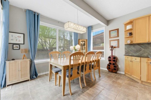 143 Chaparral Ravine View Se, Calgary, AB - Indoor Photo Showing Dining Room