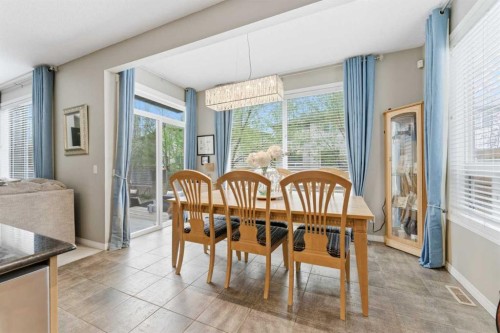 143 Chaparral Ravine View Se, Calgary, AB - Indoor Photo Showing Dining Room