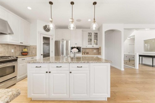 335 Chapala Point Se, Calgary, AB - Indoor Photo Showing Kitchen With Stainless Steel Kitchen With Upgraded Kitchen