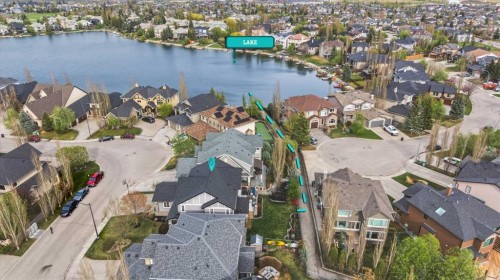 335 Chapala Point Se, Calgary, AB - Outdoor With Body Of Water With View