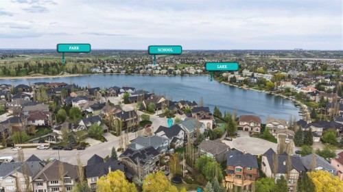 335 Chapala Point Se, Calgary, AB - Outdoor With Body Of Water With View