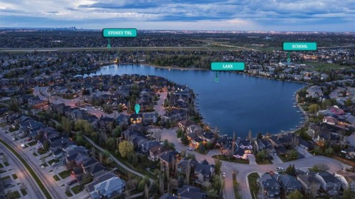335 Chapala Point Se, Calgary, AB - Outdoor With Body Of Water With View
