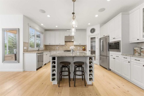 335 Chapala Point Se, Calgary, AB - Indoor Photo Showing Kitchen With Stainless Steel Kitchen With Upgraded Kitchen
