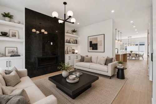 1027 32 Avenue Nw, Calgary, AB - Indoor Photo Showing Living Room