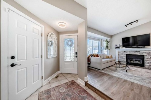 39 Westfall Crescent, Okotoks, AB - Indoor With Fireplace