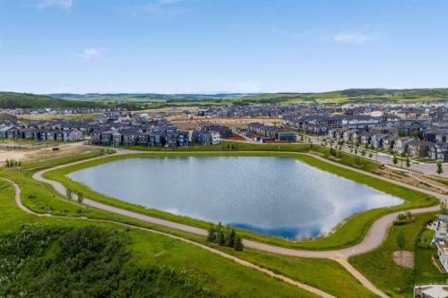 101 Creekstone Hill Sw, Calgary, AB - Outdoor With Body Of Water With View