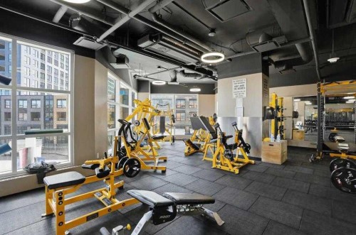 2010-225 11 Avenue Se, Calgary, AB - Indoor Photo Showing Gym Room