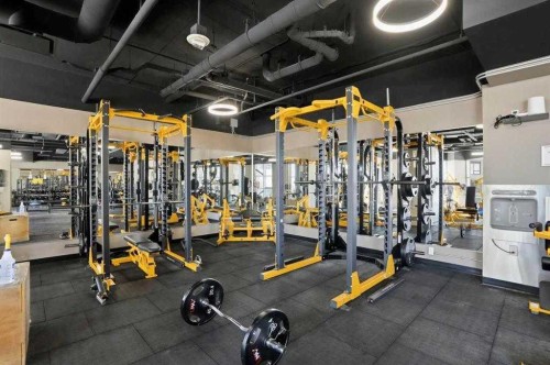 2010-225 11 Avenue Se, Calgary, AB - Indoor Photo Showing Gym Room