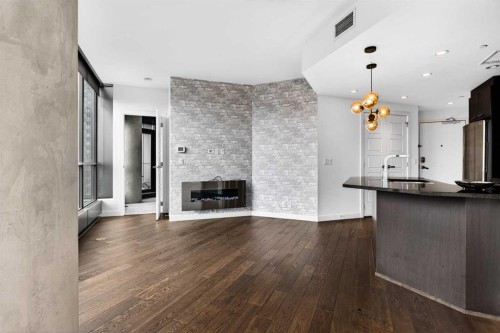2010-225 11 Avenue Se, Calgary, AB - Indoor With Fireplace