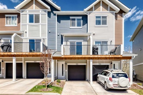 102 Tuscany Summit Square Nw, Calgary, AB - Outdoor With Balcony With Facade