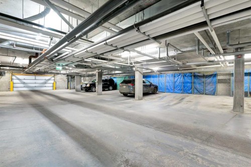 224-207 Sunset Drive, Cochrane, AB - Indoor Photo Showing Garage