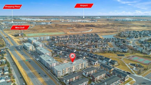 206-370 Harvest Hills Common Ne, Calgary, AB - Outdoor With View