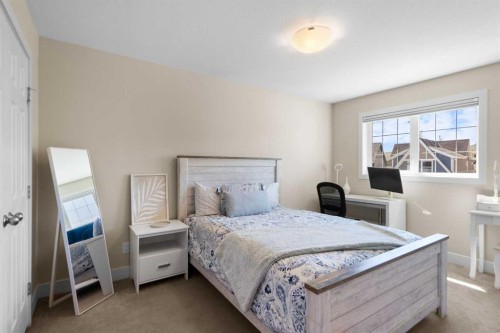 134 Masters Point Se, Calgary, AB - Indoor Photo Showing Bedroom