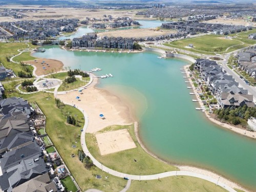 134 Masters Point Se, Calgary, AB - Outdoor With Body Of Water With View