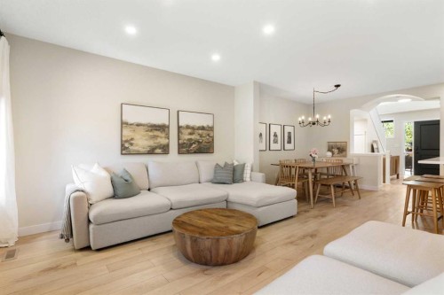 89 Tuscany Springs Heights Nw, Calgary, AB - Indoor Photo Showing Living Room