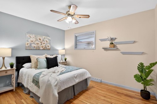 59 Fairview Drive Se, Calgary, AB - Indoor Photo Showing Bedroom