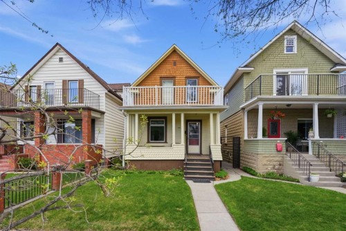816 3 Avenue Nw, Calgary, AB - Outdoor With Deck Patio Veranda With Facade