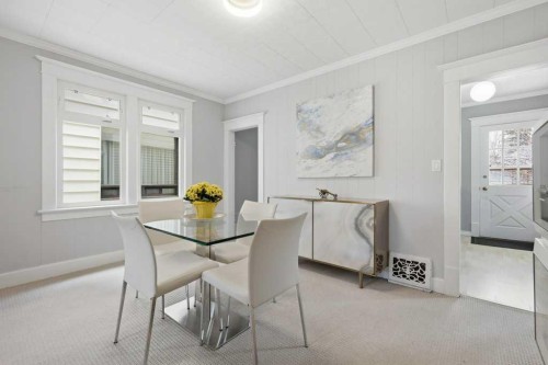 816 3 Avenue Nw, Calgary, AB - Indoor Photo Showing Dining Room