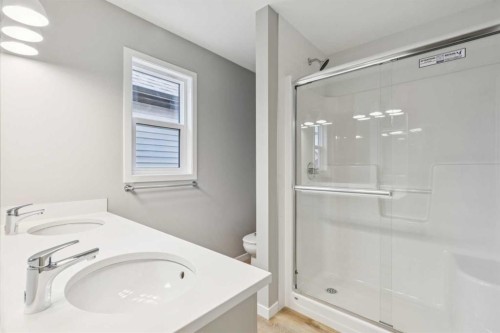 75 Hotchkiss Way Se, Calgary, AB - Indoor Photo Showing Bathroom