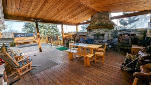 108 Glendale Place, Cochrane, AB - Outdoor With Deck Patio Veranda With Exterior