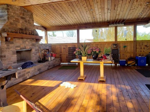 108 Glendale Place, Cochrane, AB -  With Fireplace With Deck Patio Veranda