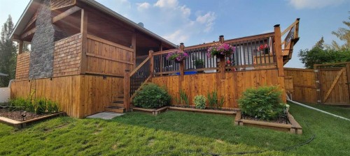 108 Glendale Place, Cochrane, AB - Outdoor With Deck Patio Veranda