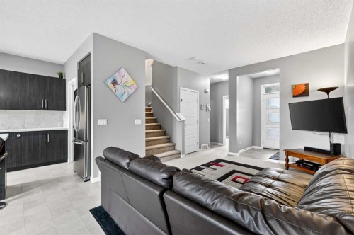 1540 Cornerstone Boulevard Ne, Calgary, AB - Indoor Photo Showing Living Room