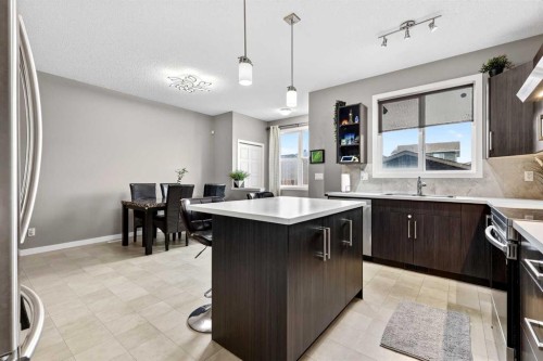 1540 Cornerstone Boulevard Ne, Calgary, AB - Indoor Photo Showing Kitchen With Upgraded Kitchen