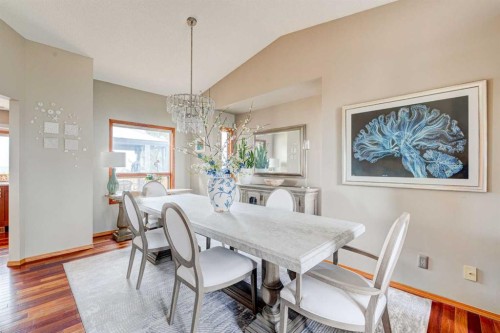 210 Hawkville Close Nw, Calgary, AB - Indoor Photo Showing Dining Room