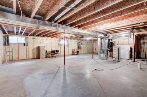 104 Whispering Way, Vulcan, AB - Indoor Photo Showing Basement