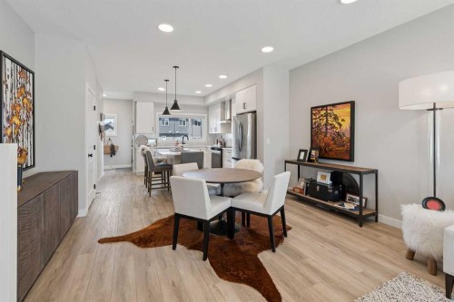 40 Emberside Grove, Cochrane, AB - Indoor Photo Showing Dining Room