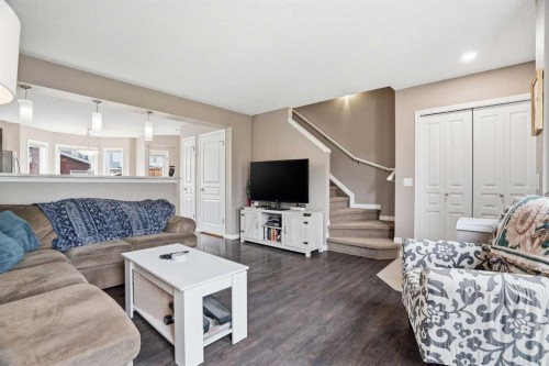 83 Auburn Bay Boulevard Se, Calgary, AB - Indoor Photo Showing Living Room