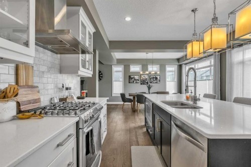8223 9 Avenue Sw, Calgary, AB - Indoor Photo Showing Kitchen With Double Sink With Upgraded Kitchen