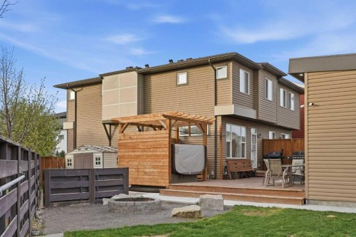 1071 Seton Circle Se, Calgary, AB - Outdoor With Deck Patio Veranda With Exterior