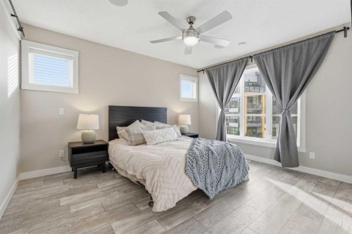 1071 Seton Circle Se, Calgary, AB - Indoor Photo Showing Bedroom