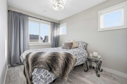 1071 Seton Circle Se, Calgary, AB - Indoor Photo Showing Bedroom