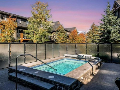 2109-250 2Nd Avenue, Dead Man'S Flats, AB - Outdoor With In Ground Pool With Balcony