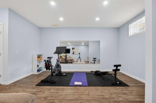 377 Masters Avenue Se, Calgary, AB - Indoor Photo Showing Gym Room