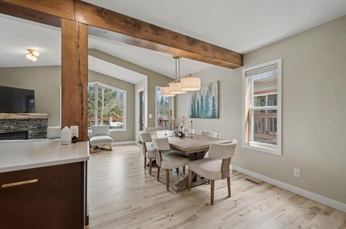921 Lawrence Grassi Ridge, Canmore, AB - Indoor Photo Showing Dining Room