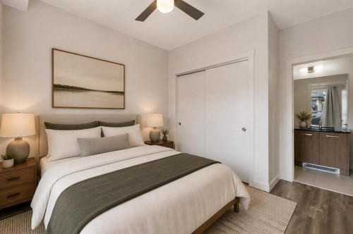 208-811 5 Street Ne, Calgary, AB - Indoor Photo Showing Bedroom