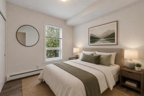 208-811 5 Street Ne, Calgary, AB - Indoor Photo Showing Bedroom