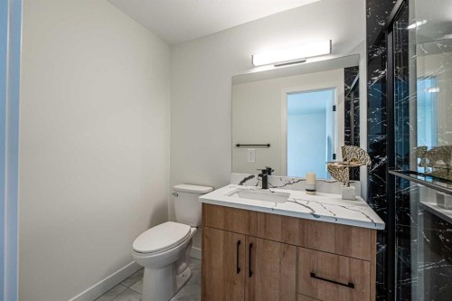 176 Huntchester Crescent Ne, Calgary, AB - Indoor Photo Showing Bathroom