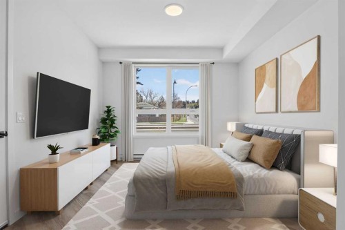4907 Bowness Road Nw, Calgary, AB - Indoor Photo Showing Bedroom