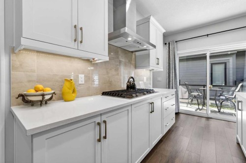 1949 Mahogany Boulevard Se, Calgary, AB - Indoor Photo Showing Kitchen With Upgraded Kitchen