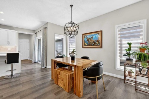 1949 Mahogany Boulevard Se, Calgary, AB - Indoor Photo Showing Dining Room