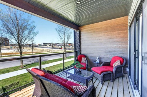 1949 Mahogany Boulevard Se, Calgary, AB - Outdoor With Deck Patio Veranda With Exterior