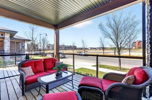 1949 Mahogany Boulevard Se, Calgary, AB - Outdoor With Deck Patio Veranda With Exterior