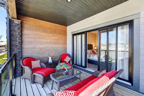 1949 Mahogany Boulevard Se, Calgary, AB - Outdoor With Deck Patio Veranda With Exterior
