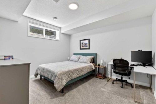 1949 Mahogany Boulevard Se, Calgary, AB - Indoor Photo Showing Bedroom